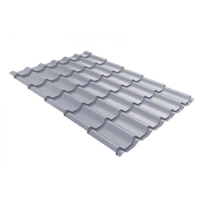 Металлочерепица Grand Line Монтеррей 0,4 Полиэстер RAL 7004 Сигнальный серый