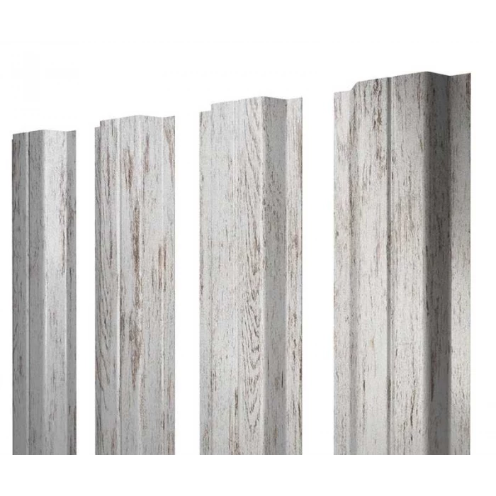 Штакетник П-образный А Grand Line 0,45 Print Elite Snow Wood Snow Wood