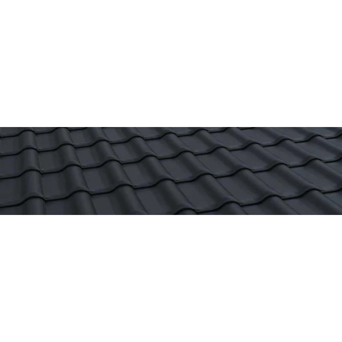 Керамическая черепица Braas Рубин 11V Ангоб антрацит