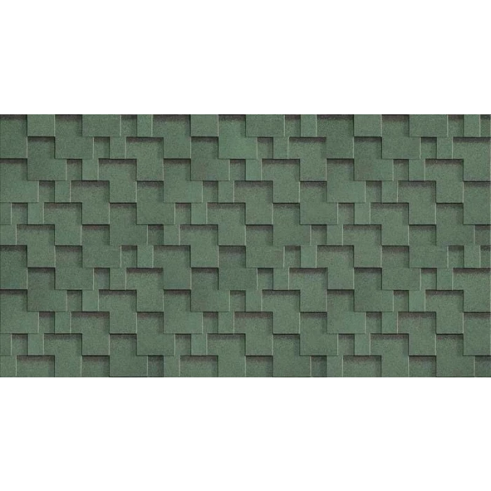 Гибкая черепица Технониколь Шинглас Фокстрот Эвкалипт