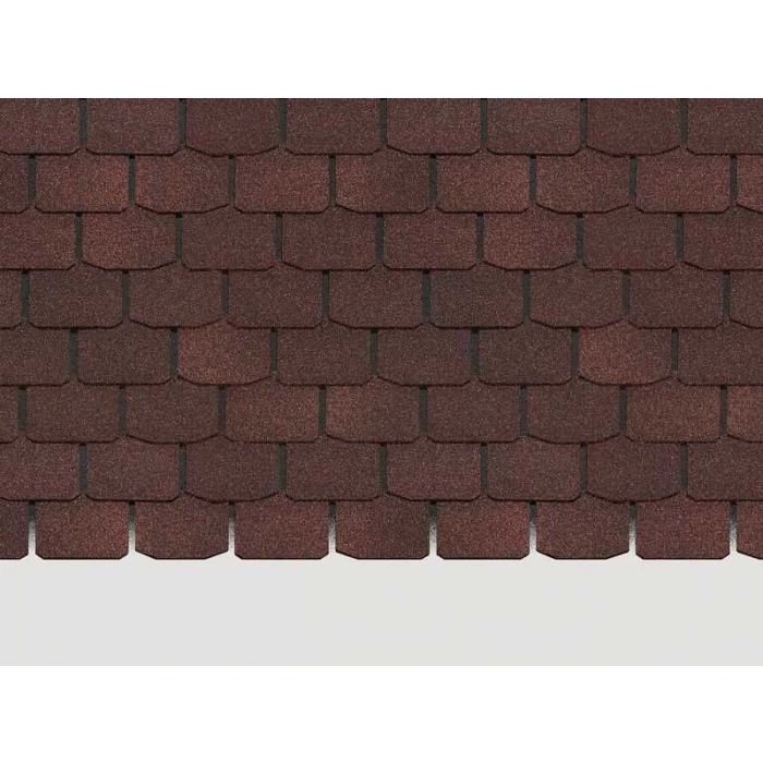 Гибкая черепица Docke STANDARD КРОНА Коричневый