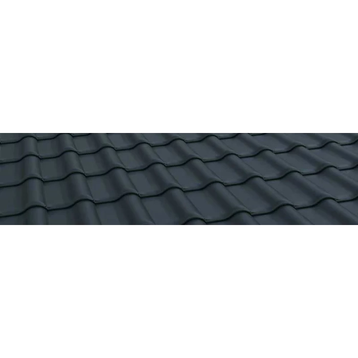 Керамическая черепица Braas Рубин 11V Ангоб графит