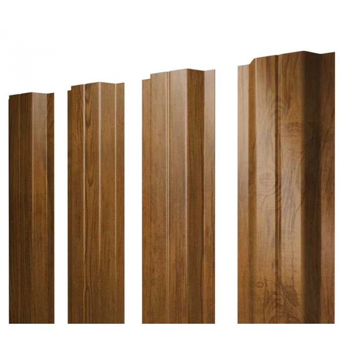 Штакетник П-образный В Grand Line 0,45 Print Elite Golden Wood Golden Wood