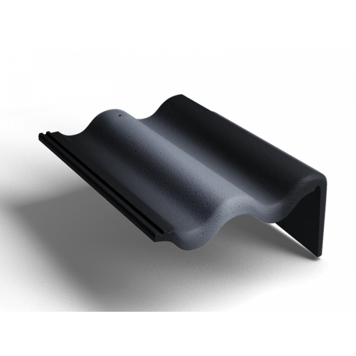 Боковая правая черепица Antik Графит Kriastak