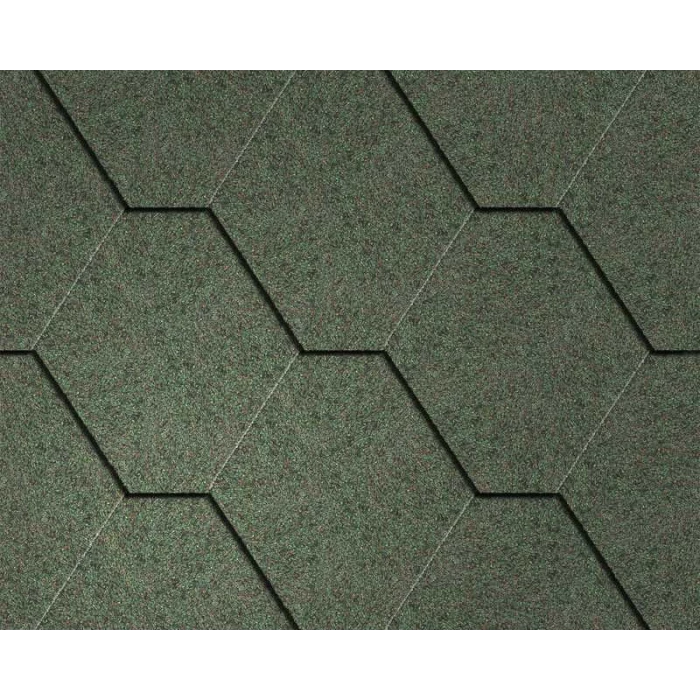 Мягкая черепица Icopal Натур Зеленый