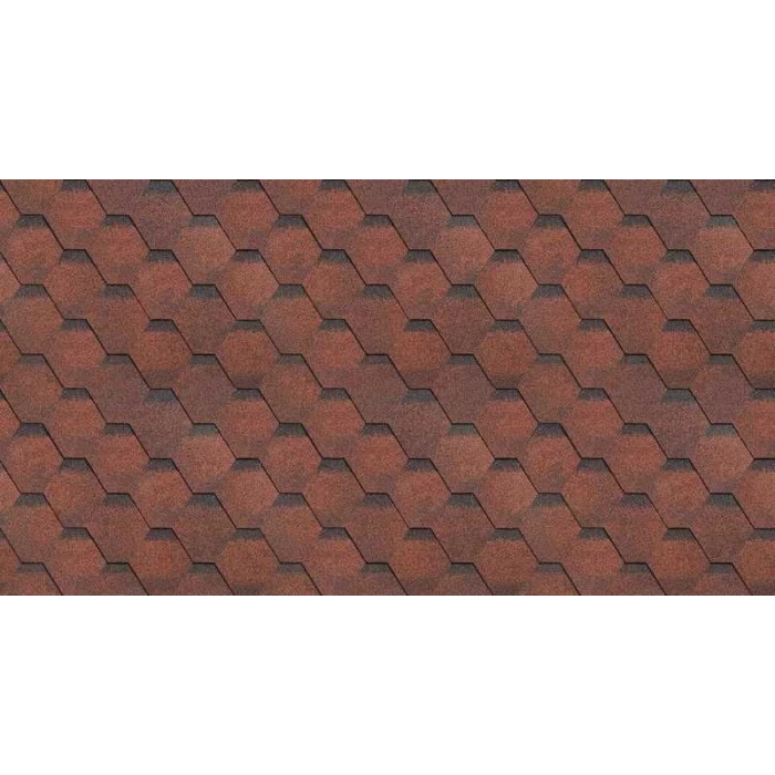 Гибкая черепица Технониколь Шинглас Финская Соната Красный