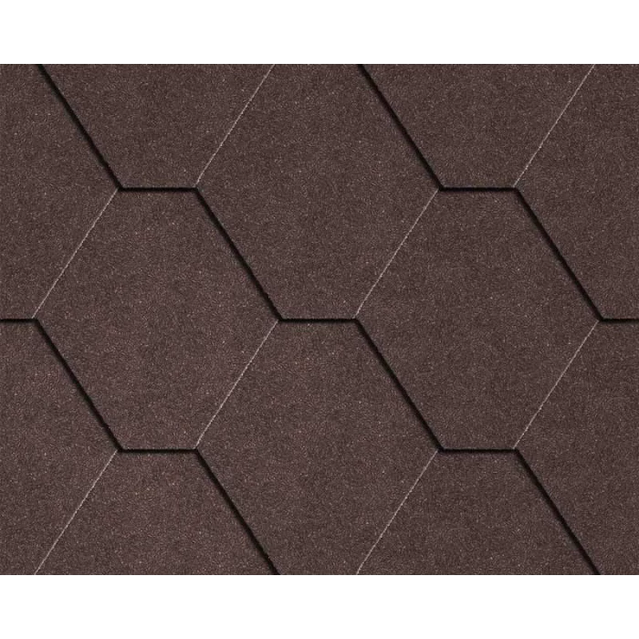 Мягкая черепица Icopal Натур Коричневый