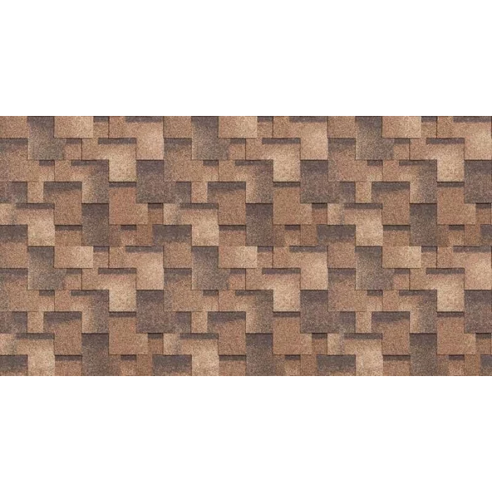 Гибкая черепица Технониколь Шинглас Румба Классик Арахис