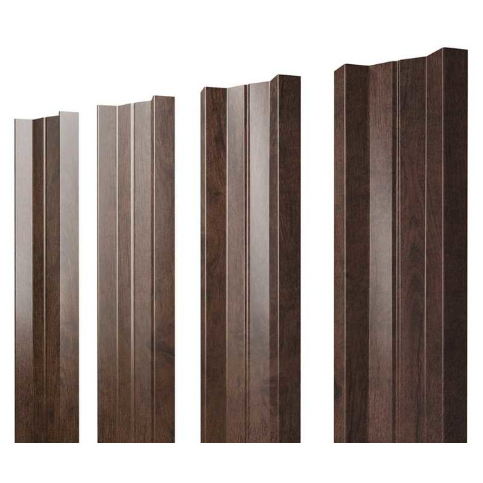 Штакетник М-образный А Grand Line 0,45 Print-double Elite Antique Wood Antique Wood