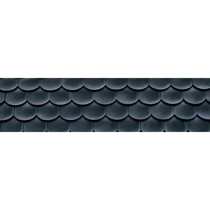 Керамическая черепица Braas Опал Глазурь королевский серый