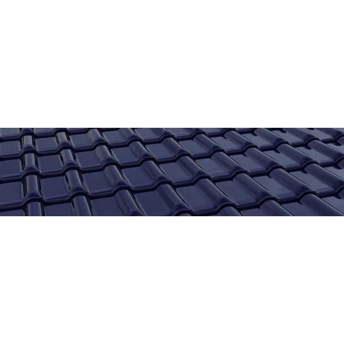 Керамическая черепица Braas Рубин 13V Топ-глазурь синий бриллиант