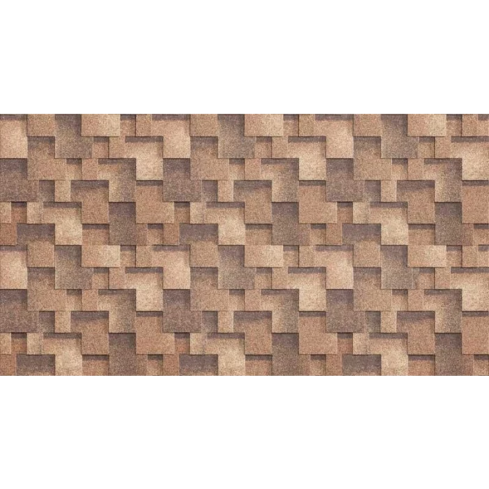 Гибкая черепица Технониколь Шинглас Фокстрот Сандал