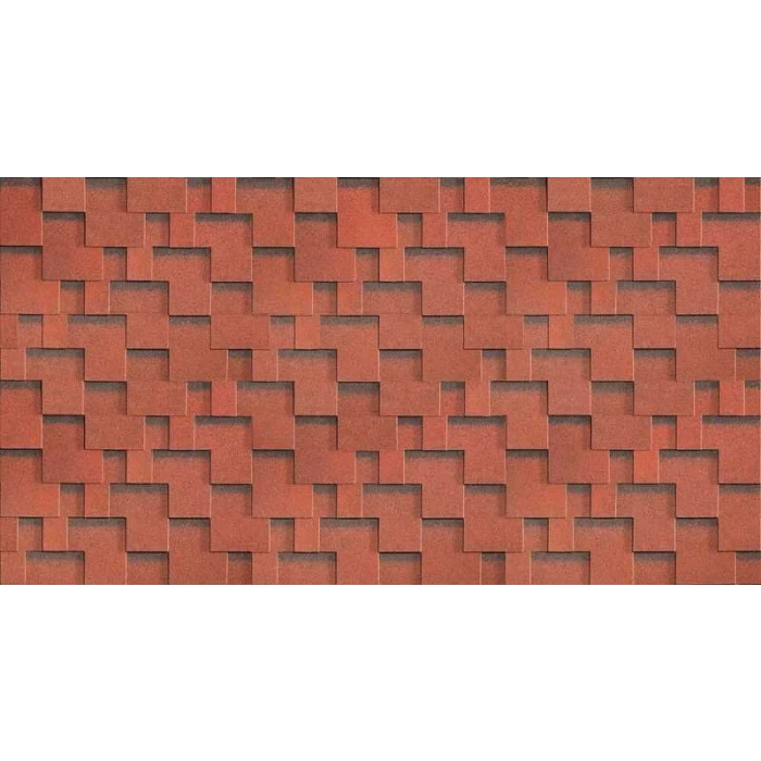 Гибкая черепица Технониколь Шинглас Фокстрот Рябина