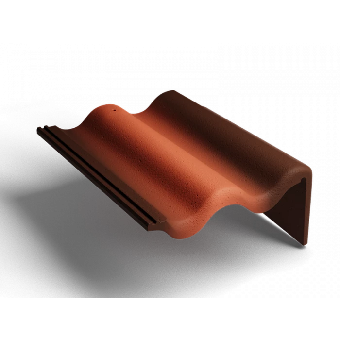 Боковая правая черепица Antik Красный Kriastak