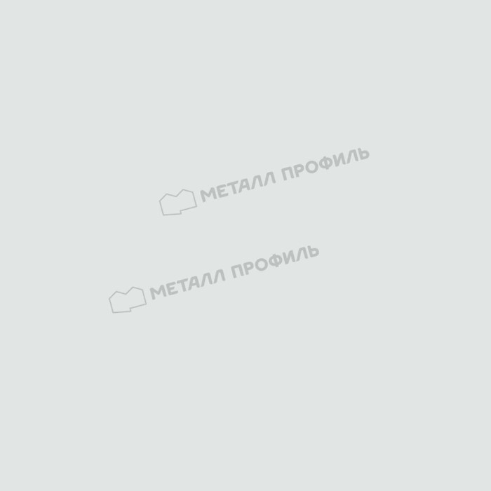 Штакетник Металл Профиль ELLIPSE-T 0,45 Полиэстер RAL 9003/9003 Белый двухсторонний фото 2