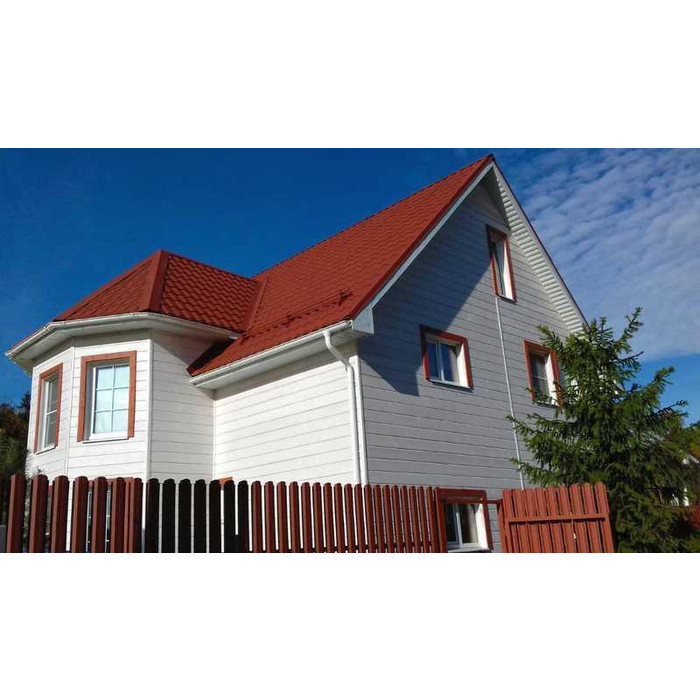 Штакетник П-образный В Grand Line 0,5 Velur RR 32 Темно-Коричневый фото 3