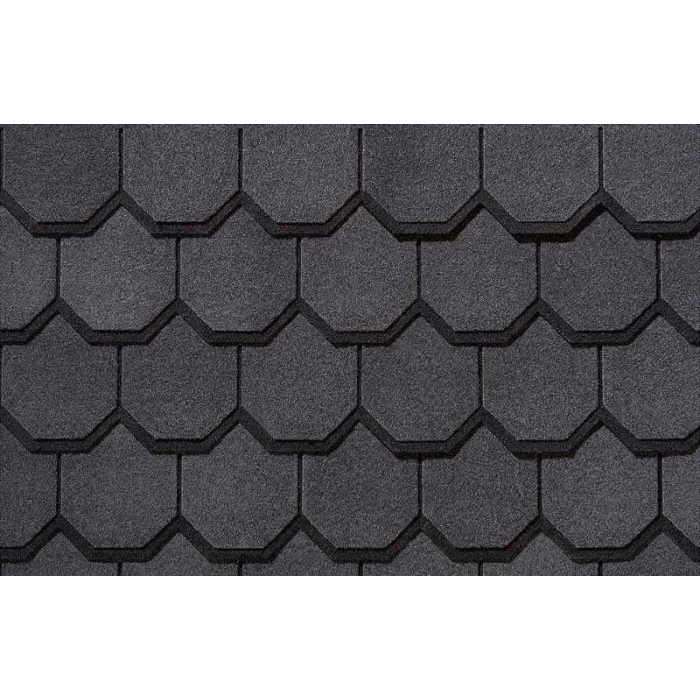 Гибкая черепица CertainTeed Carriage House Black Pearl