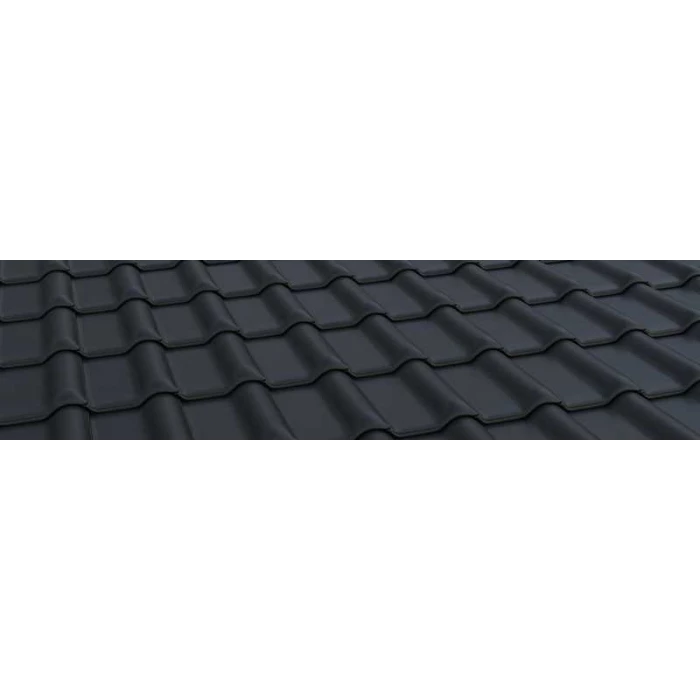 Керамическая черепица Braas Рубин 13V Ангоб антрацит