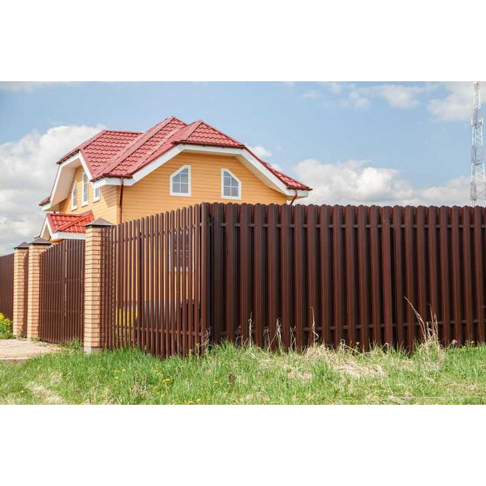 Штакетник Прямоугольный фигурный Grand Line 0,45 Print Elite White Wood White Wood фото 2