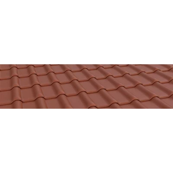Керамическая черепица Braas Рубин 13V Ангоб медный