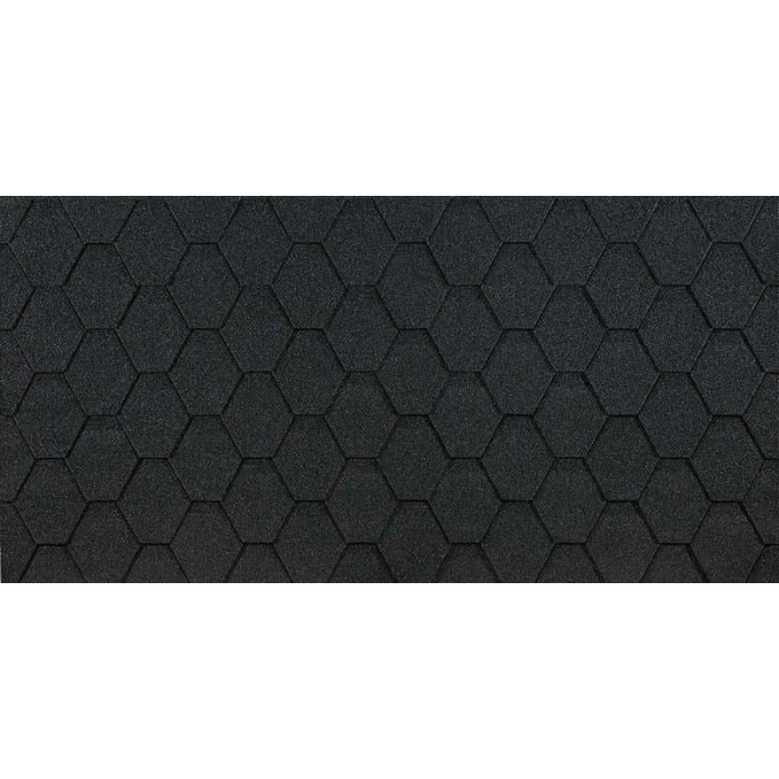 Гибкая черепица Docke EURASIA ШЕСТИГРАННИК Серый