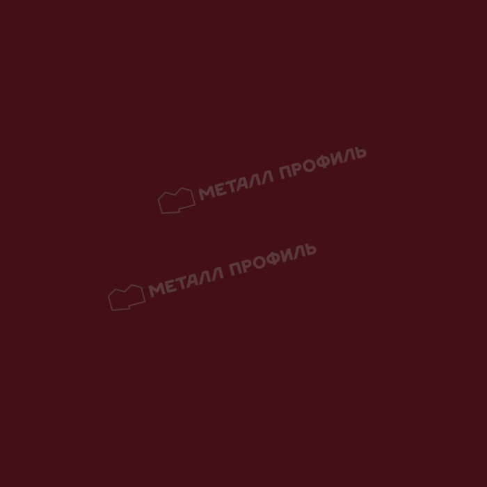 Штакетник Металл Профиль ELLIPSE-T 0,45 Полиэстер RAL 3009 Красная окись фото 2