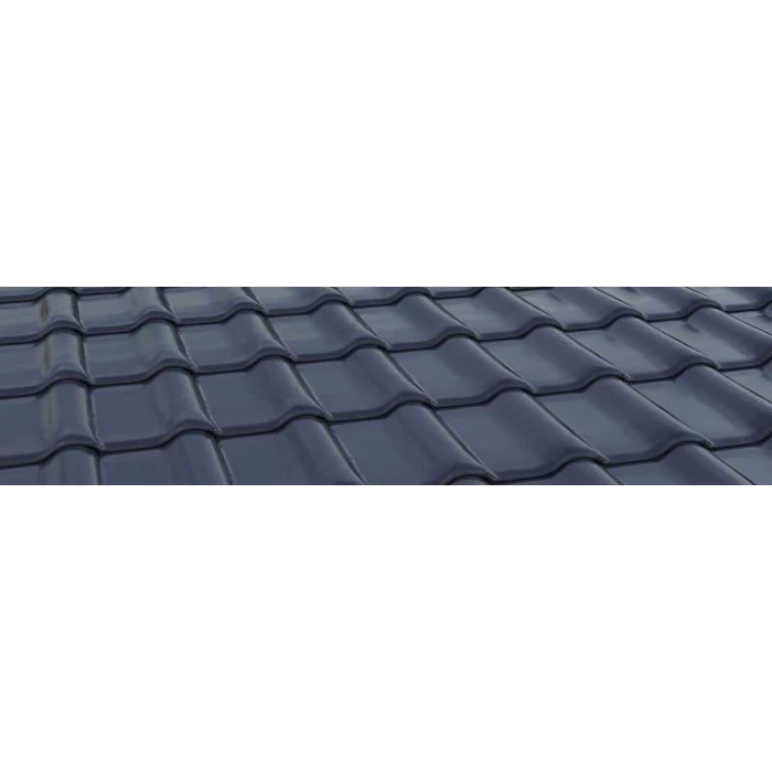 Керамическая черепица Braas Рубин 9V Глазурь королевский серый