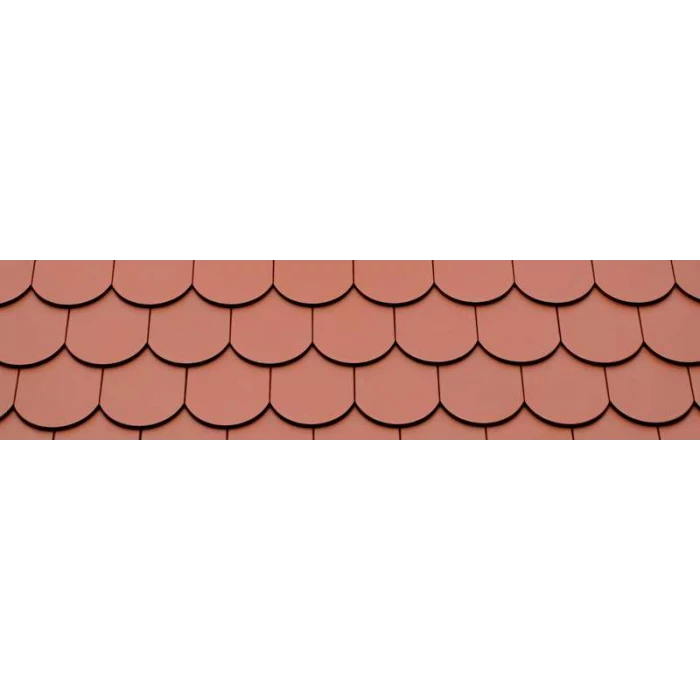Керамическая черепица Braas Опал Натуральный красный