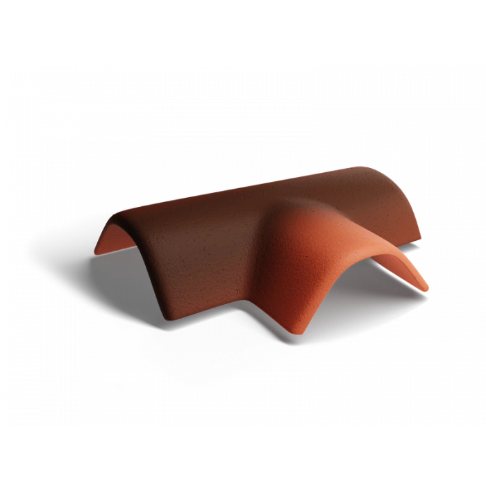 Т-образная черепица Antik Красный Kriastak