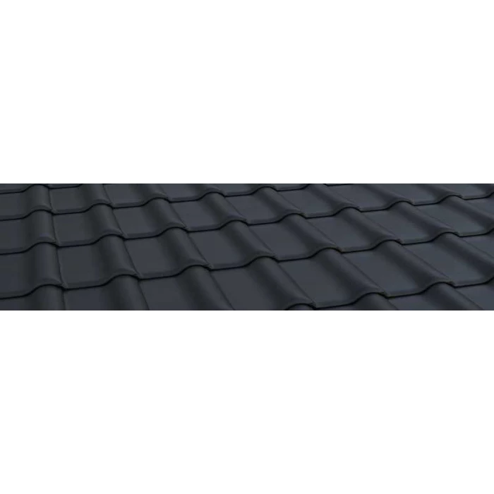 Керамическая черепица Braas Рубин 9V Ангоб антрацит