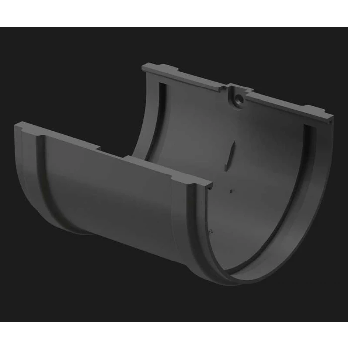 Соединитель желобов PREMIUM, графит