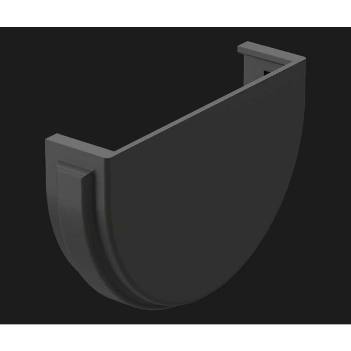 Заглушка желоба PREMIUM, графит