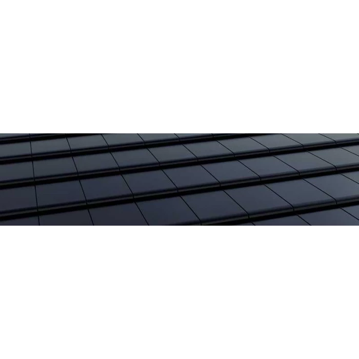 Керамическая черепица Braas Турмалин Глазурь глубокий черный