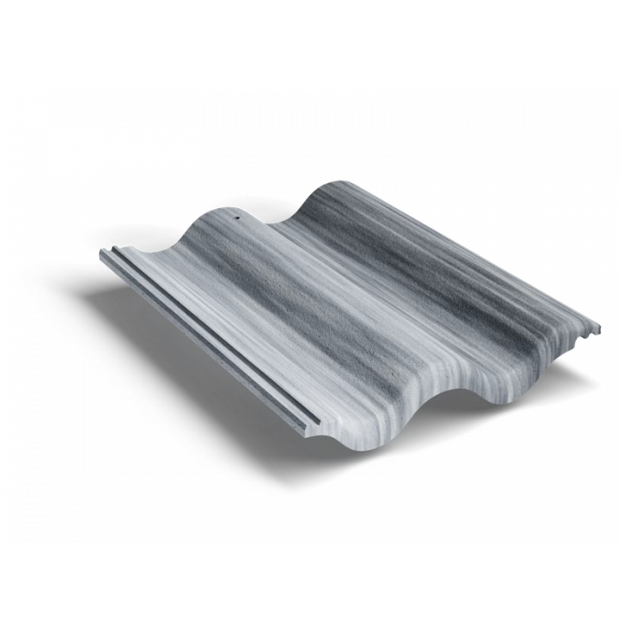 Рядная черепица Antik Серый Kriastak