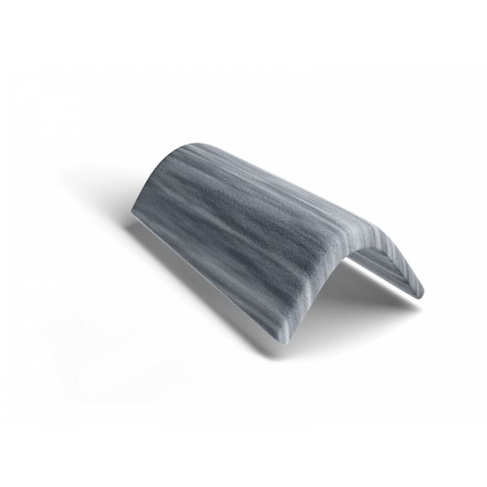 Торцевая черепица Antik Серый Kriastak