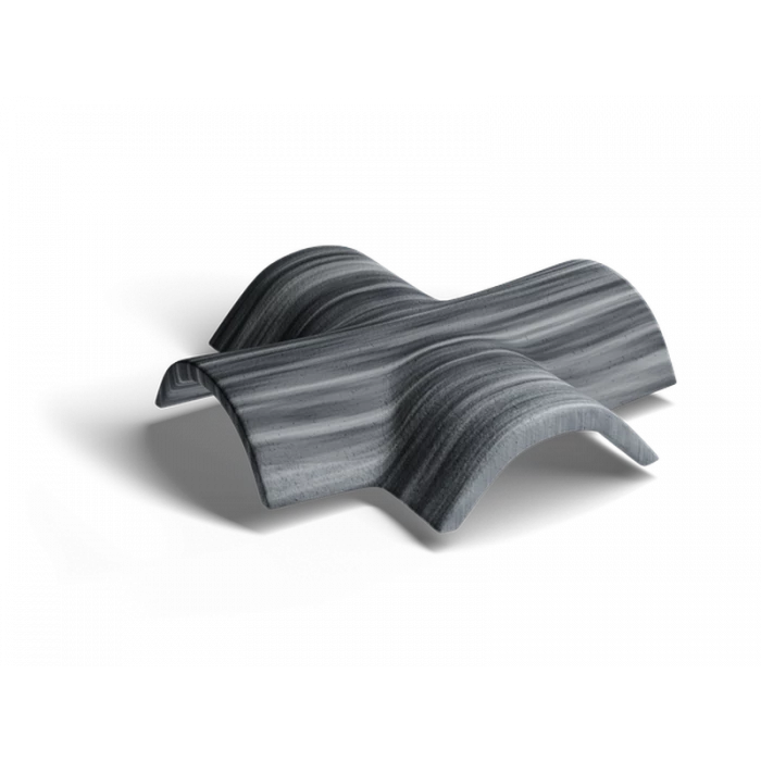 Х-образная черепица Antik Серый Kriastak