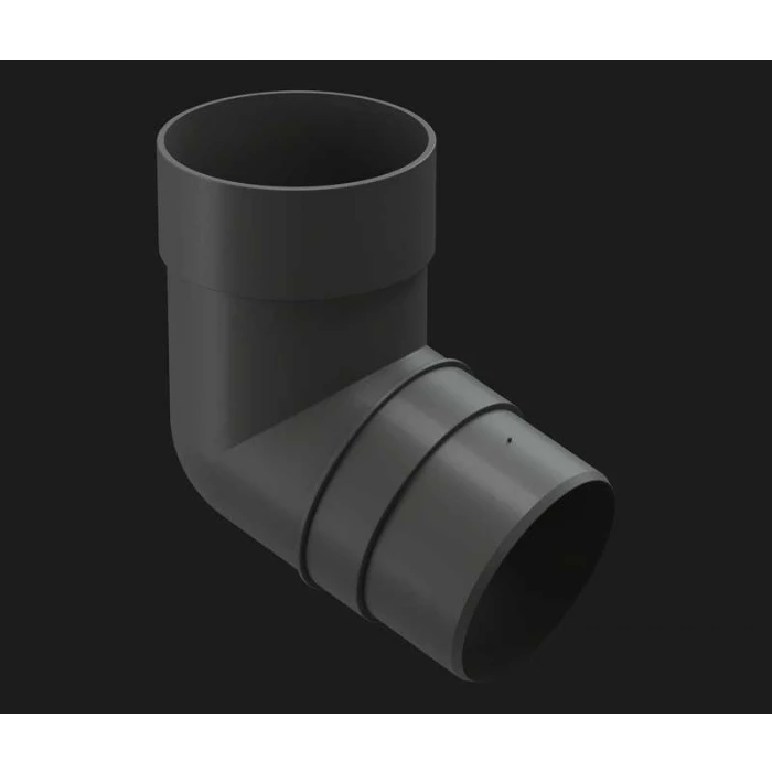 Колено 72˚ PREMIUM, графит