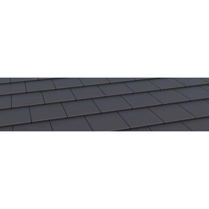 Цементно-песчаная черепица Braas Тевива Темно-серый