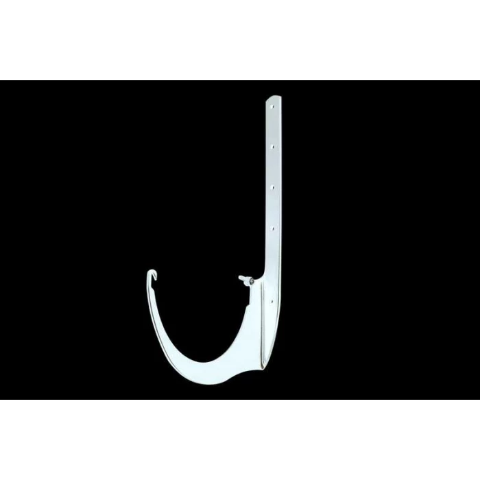Кронштейн жёлоба новый, Металл, серия Стандарт, цвет Белый