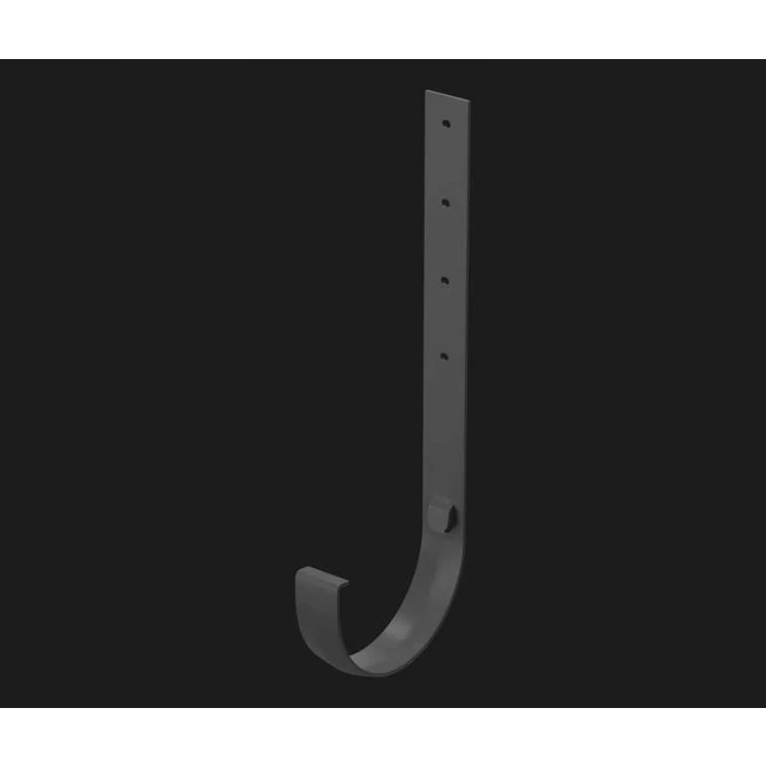 Кронштейн желоба металлический PREMIUM, графит