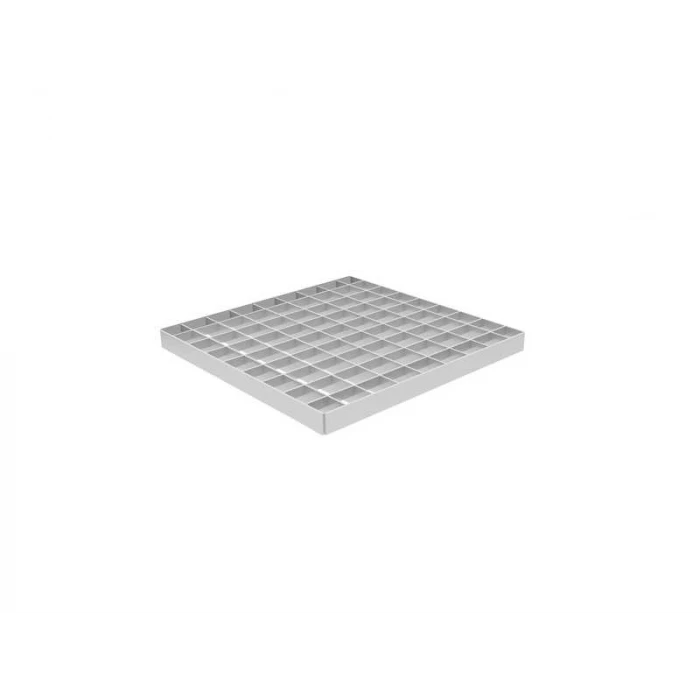Решетка водоприемная Gidrolica Point РВ-28,5.28,5 - ячеистая стальная оцинкованная, кл. В125 (206)
