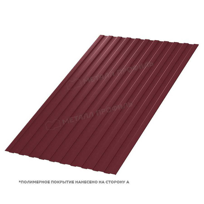 Профлист Металл Профиль C8 0.5 VikingMP® E RAL 3005 Красное вино B