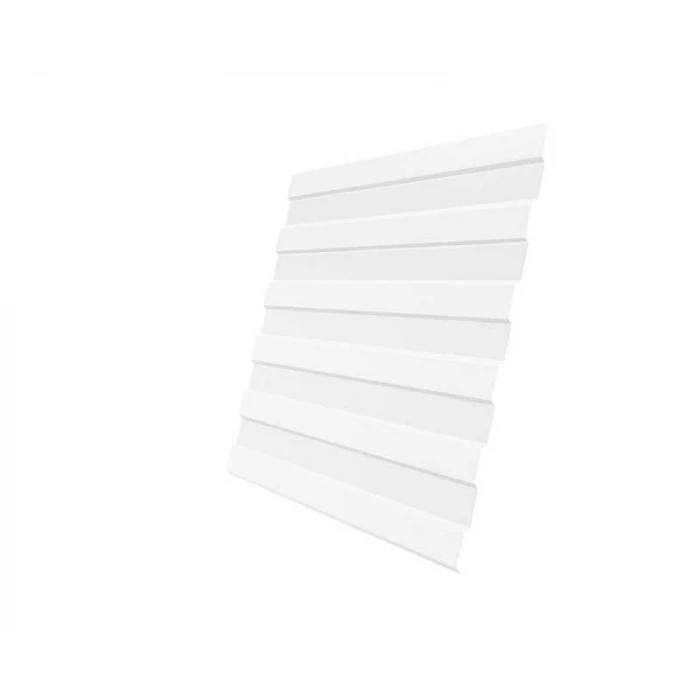 Профлист Grand Line C8A 0.45 Полиэстер с пленкой RAL 9003 Сигнальный белый