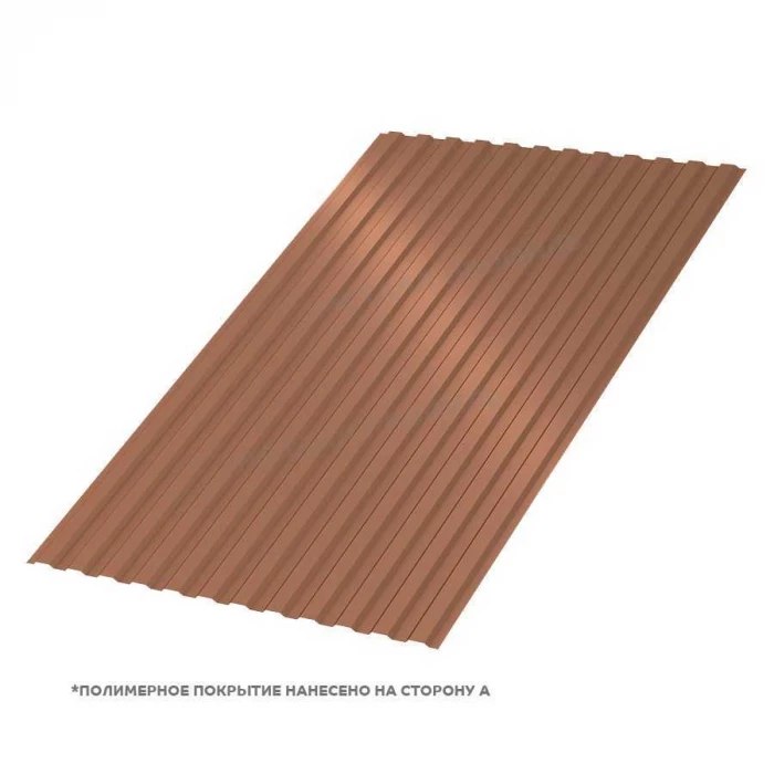 Профлист Металл Профиль МП10 0.5 PURMAN® Argillite, Медный металлик A