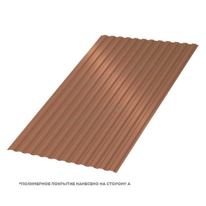 Профлист Металл Профиль МП10 0.5 PURMAN® Argillite, Медный металлик B