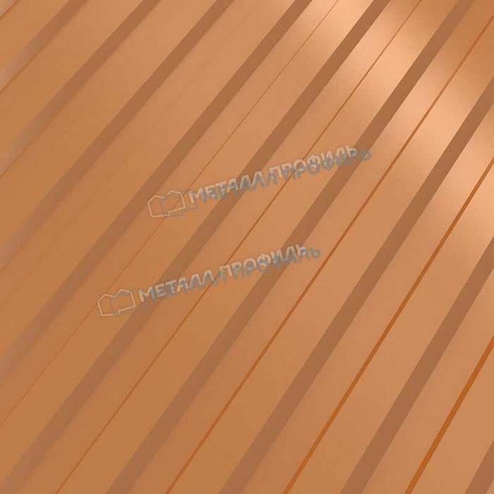 Профлист Металл Профиль МП10 0.5 AGNETA® двусторонний Copper/Copper, Медный/Медный A фото 5