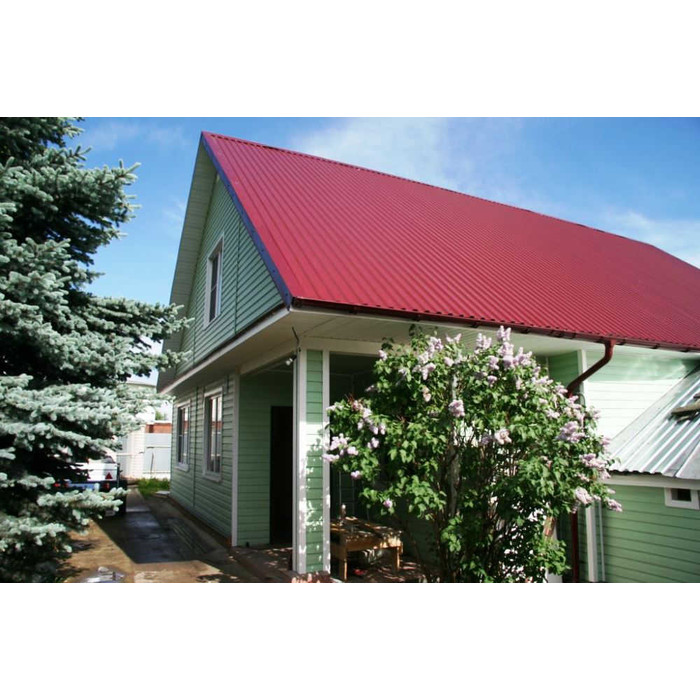 Профлист Grand Line C20A 0.5 Satin RAL 3005 Красное вино фото 8