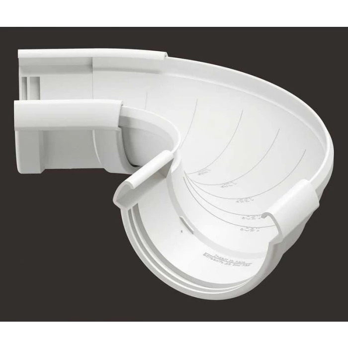 Угол Docke LUX RAL 9003 Пломбир