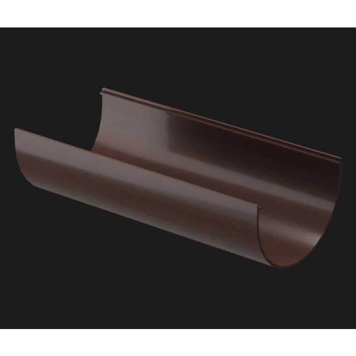 Желоб водосточный 3 м PREMIUM, шоколад