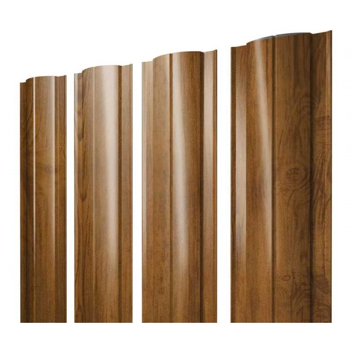 Штакетник Круглый Grand Line 0,45 Print Premium Golden Wood Golden Wood